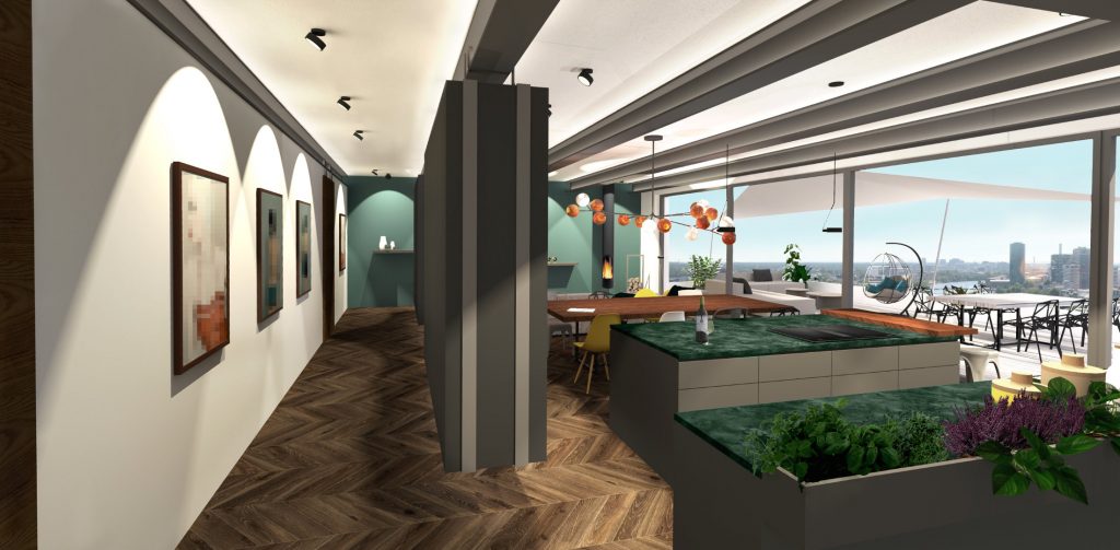 loft / penthouse in frankfurt direkt am nain HONEYandSPICE